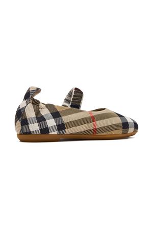 check fabric ballerina shoes BURBERRY KIDS | 8112267B9368